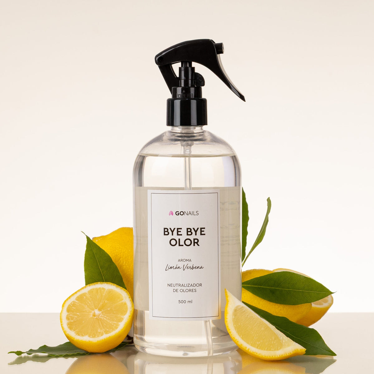 Bye Bye Olores Neutralizador de Aromas Limón Verbena 500 ml — Go Paw, elimina olores de mascotas en el hogar