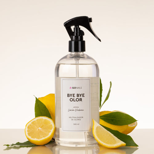 Bye Bye Olores Neutralizador de Aromas Limón Verbena 500 ml — Go Paw, elimina olores de mascotas en el hogar