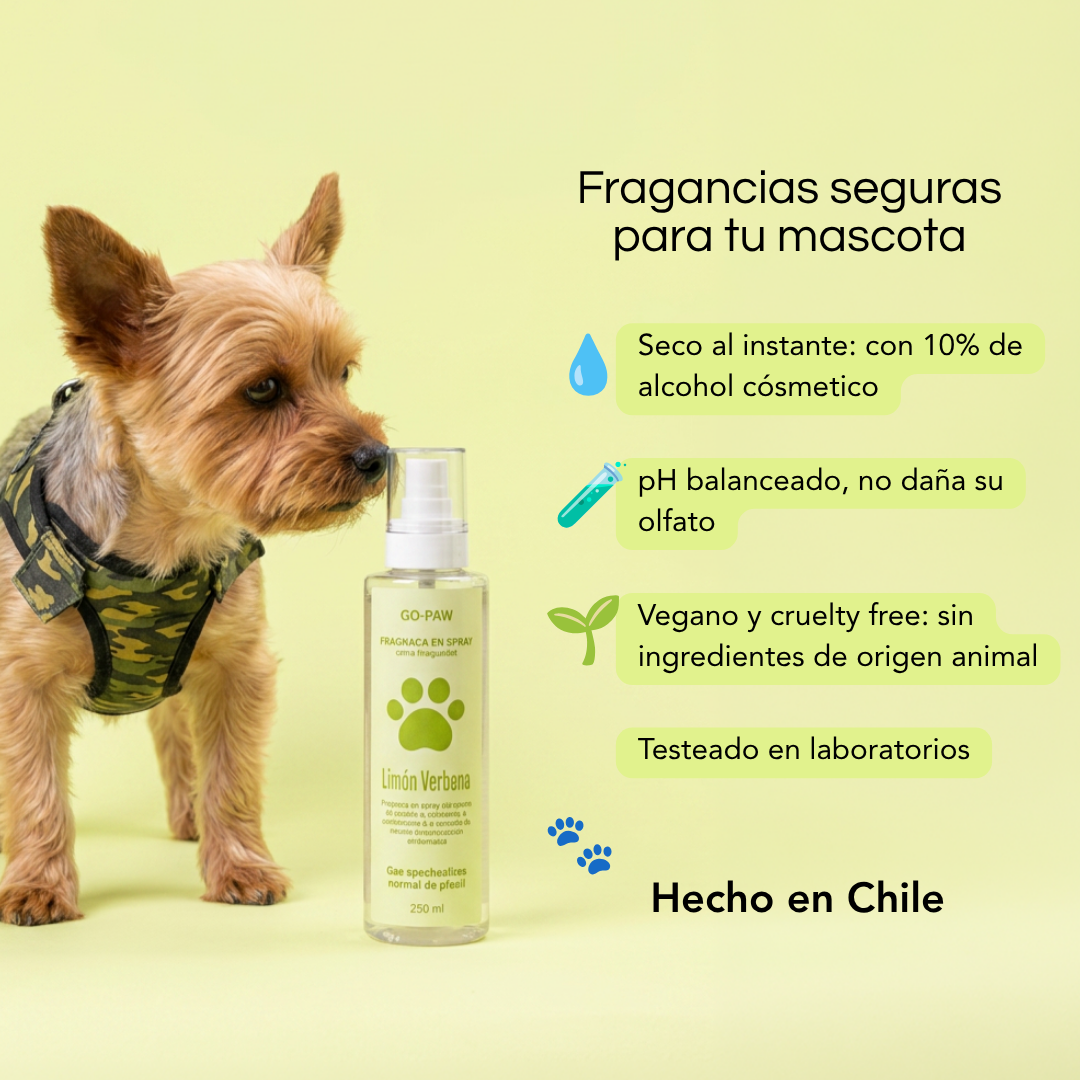 Modo de uso fragancia Go Paw