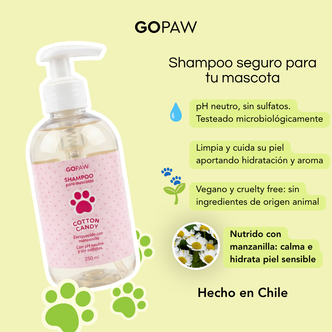 Beneficios shampoo sin sulfatos Go Paw