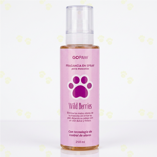 Fragancia para mascotas Wild Berries Go Paw